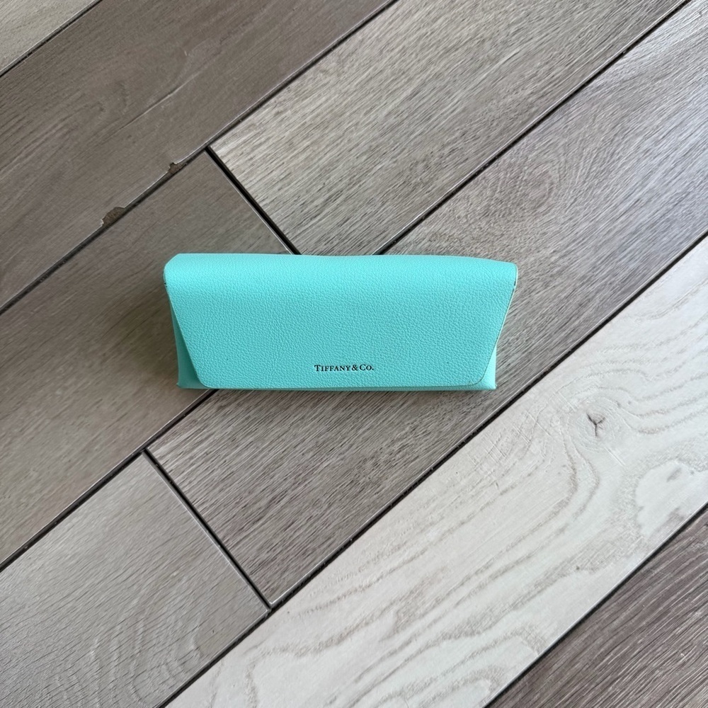Tiffany & Co. Aqua Sunglasses Case.